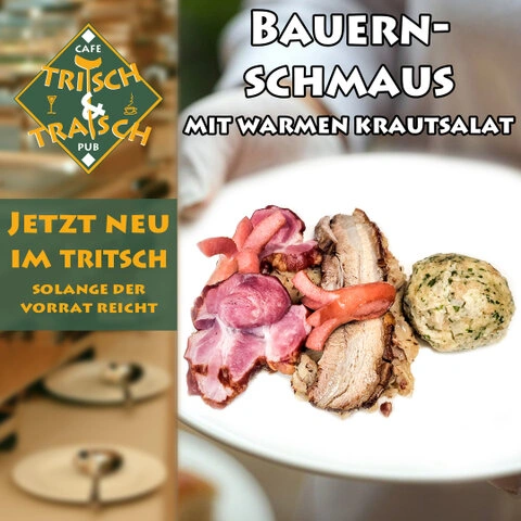 Bauernschmaus mit warmen Krautsalat
